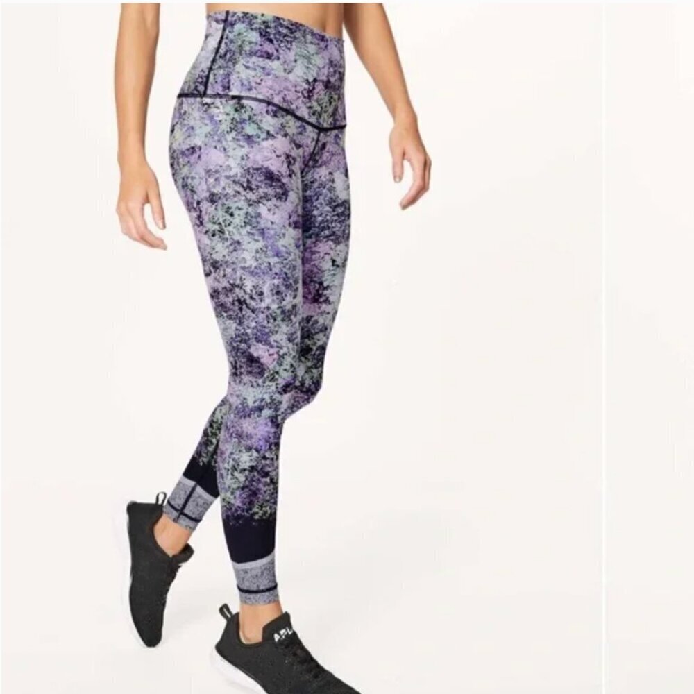 Lululemon Wunder Under Hi-Rise Tight Nulux Vivid Vision Women's Size 6